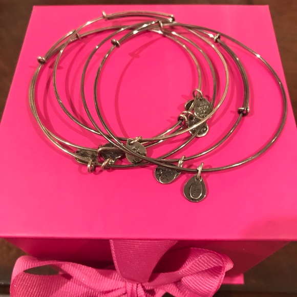 Alex and Ani Jewelry - Alex and Ani Black Bracelet Set